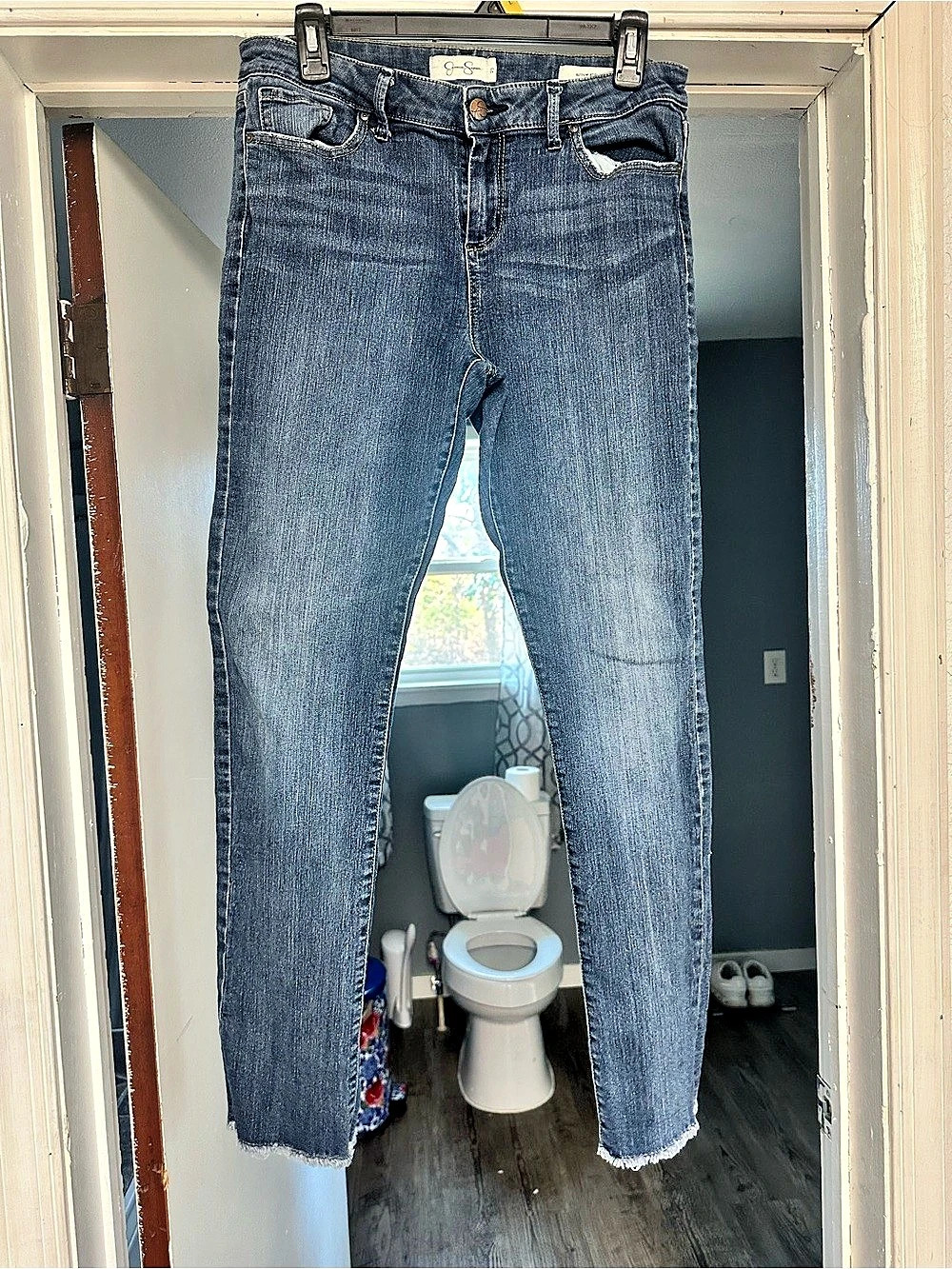 Jessica Simpson Kiss Me Super Skinny Jeans Skinny Jeans in Blue Waist 29